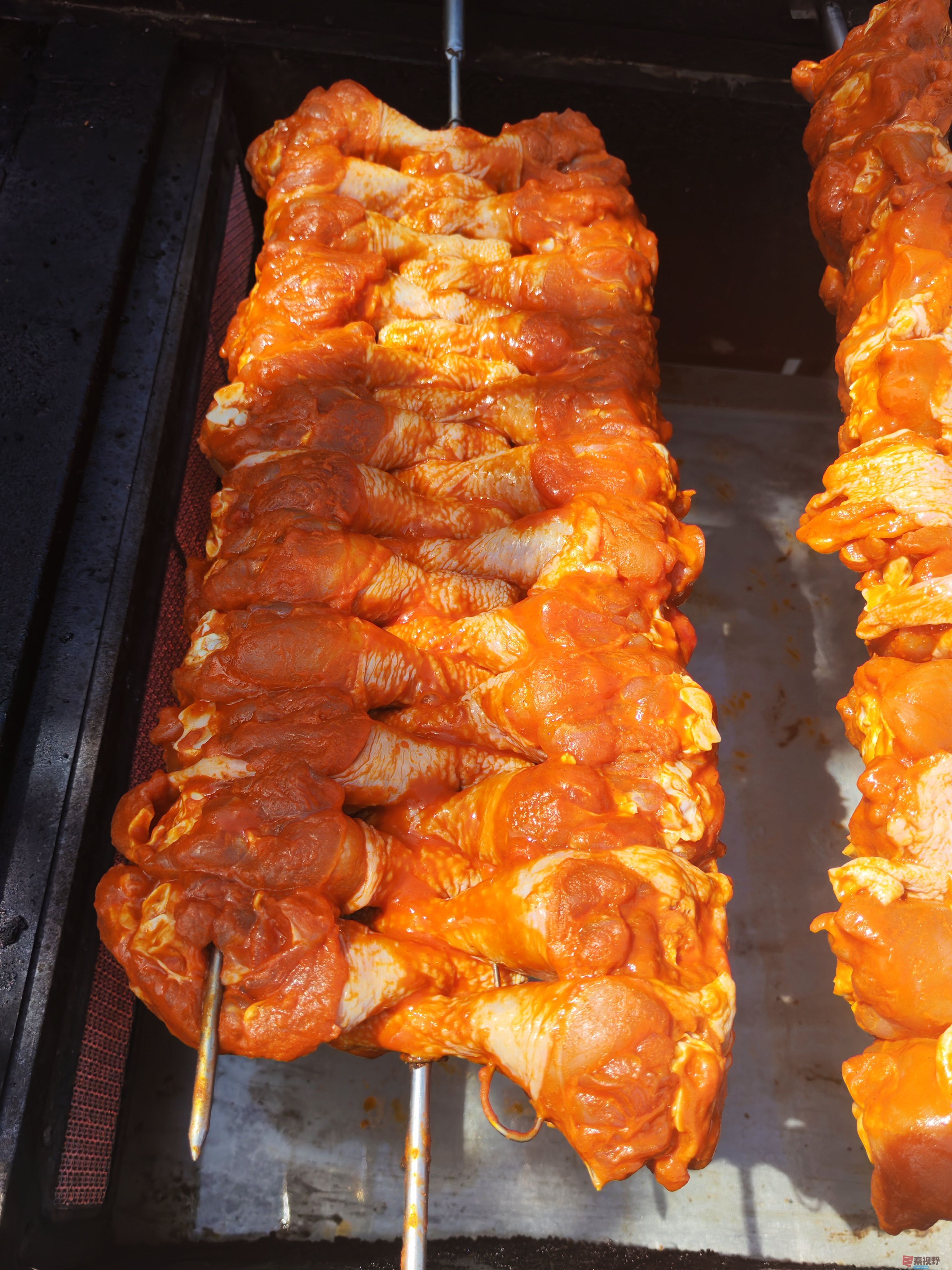 秋季美食烤鸡腿