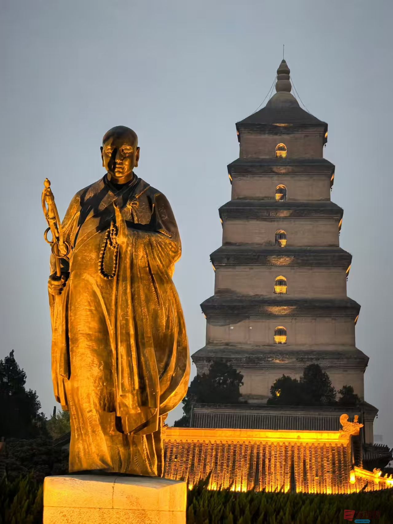西安大雁塔【摄影绿海雪塬】