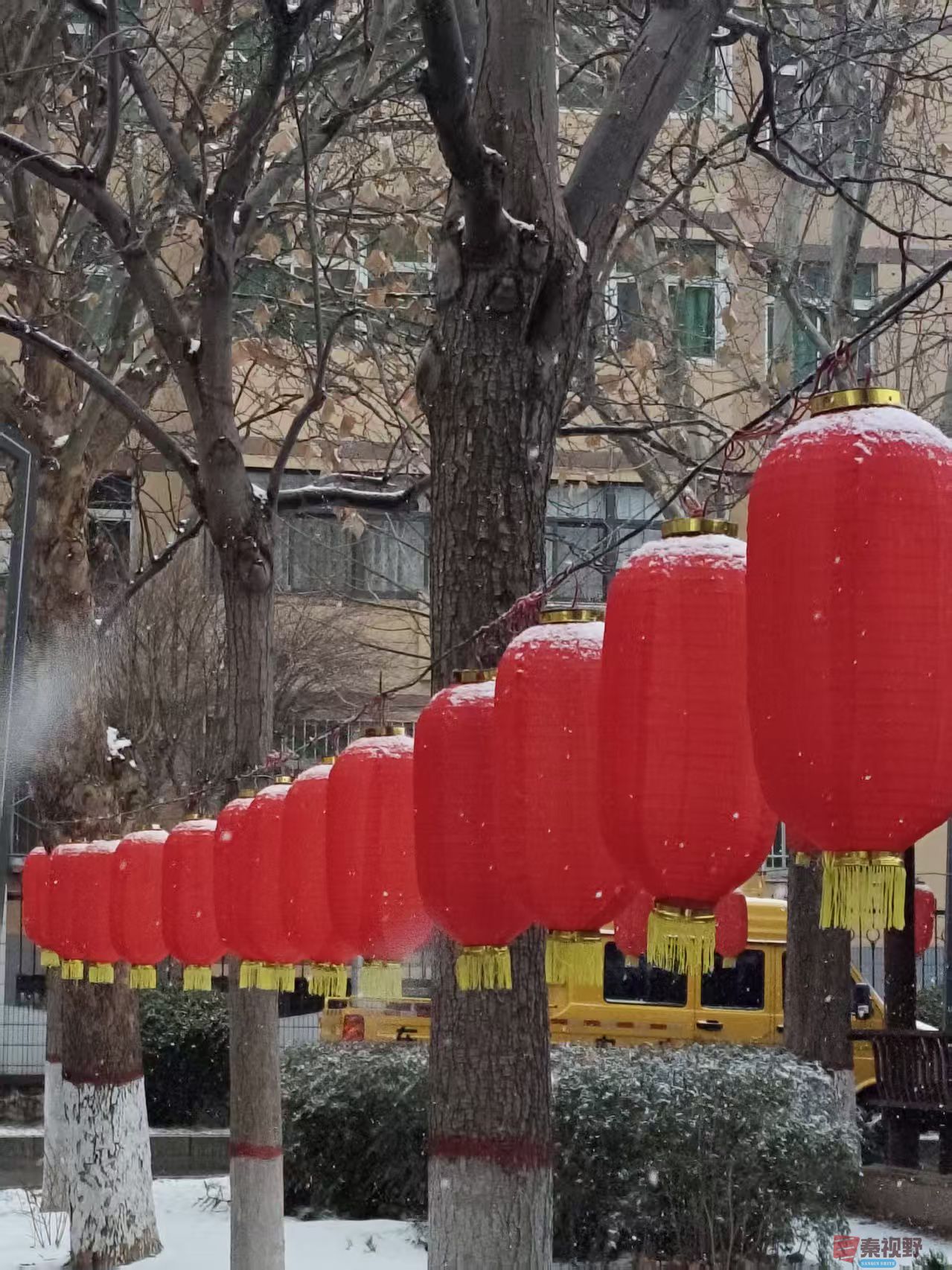 <strong>寒冬腊月雪正紧   迎春味道已来临【摄影吕卫东】</strong>